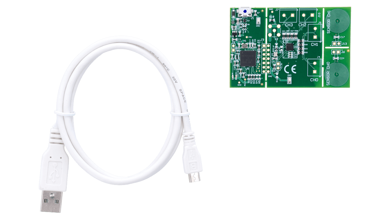 LDC1314EVM PCB传感器线圈 LDC1314 感应传感 评估模块 四个通道 - 图2