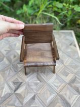 Va house furniture Chandigarh chair walnuts leaning back chair 6 sub-va with miniature model BJD scene swinging pieces toy