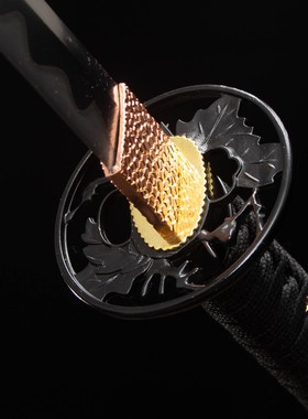 锻打刀剑龙骨一体日式刀高锰钢防身宝剑影视Katana工艺品未开刃