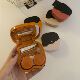 Beauty contact lens storage box black coal ball cute portable