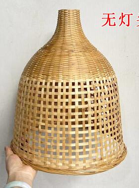 竹编吊灯民宿创意灯罩装饰吊灯