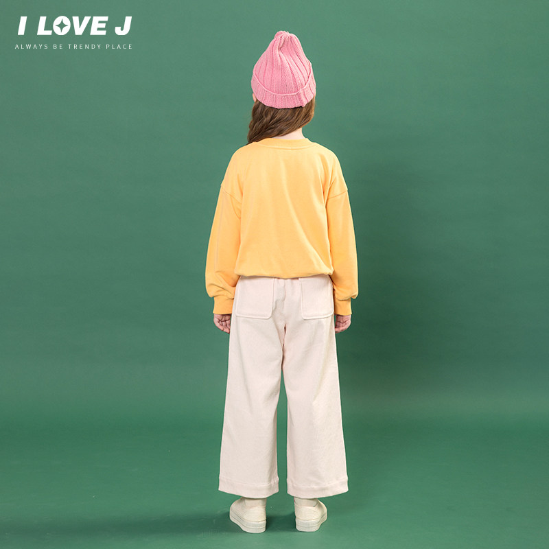 ILOVEJ童装2025冬季新款女童灯芯绒裤子宽松加厚休闲长裤/JWWPT01,淘宝优惠券,粉丝福利购,淘宝优惠卷