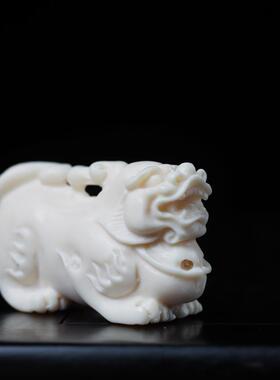 89号鹿角雕刻生肖守护神本命佛吊坠男女项链配饰品手把挂