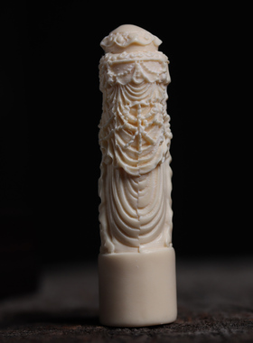 13号阿弥陀佛鹿角雕刻生肖守护神本命佛吊坠男女项链配饰品手把挂