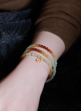 SUMOJEWEL《金玉满糖》新中式简约时尚秋冬限定手链