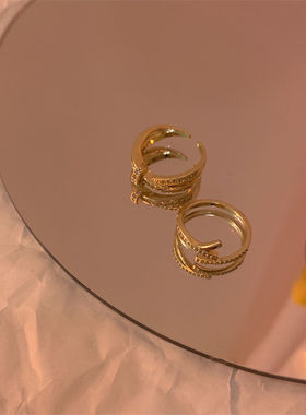 指环高级感戒指ins微镶锆石ins