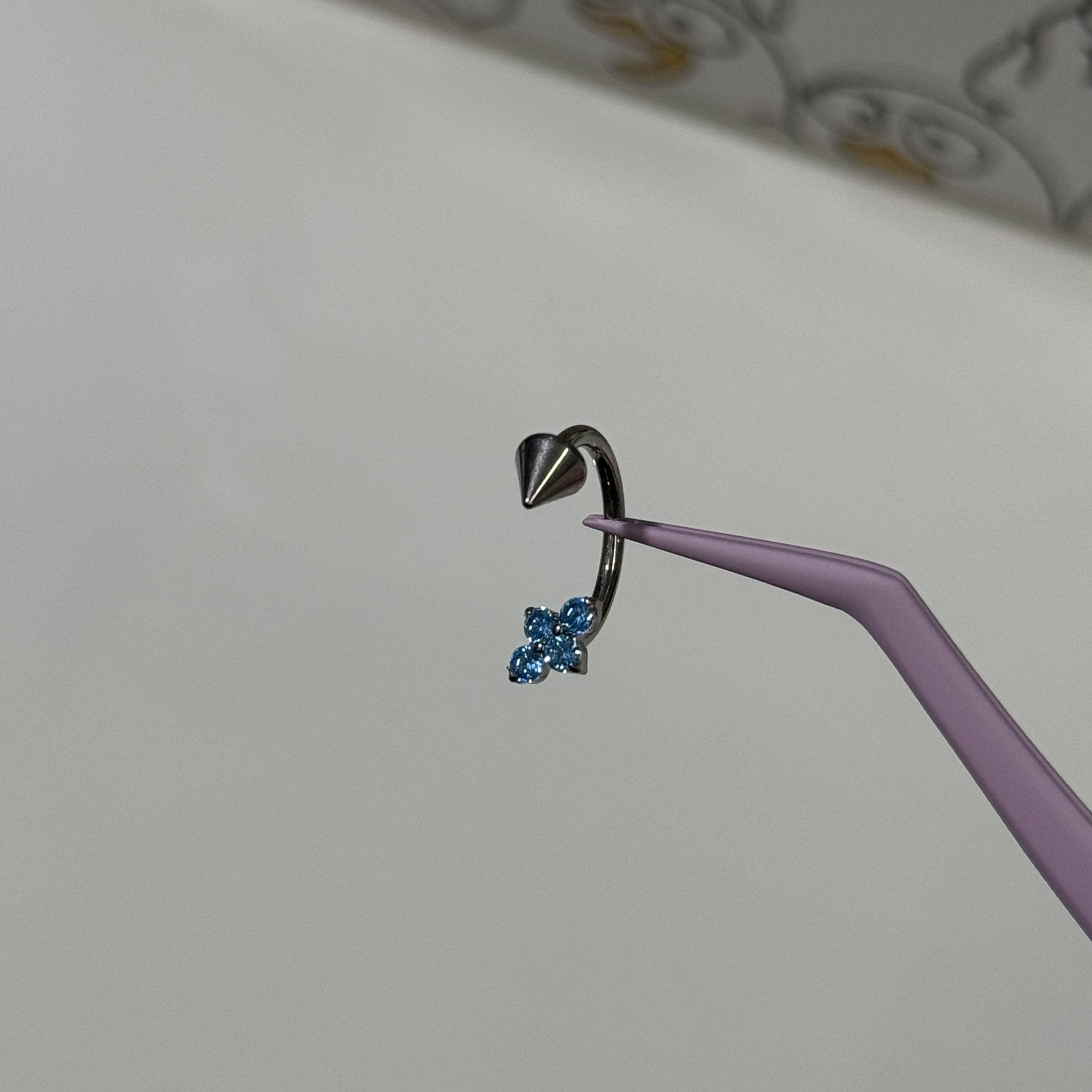 唇环钛合金马蹄环耳骨环耳环M0.9牙口内螺旋CZQY 100106,淘宝优惠券,粉丝福利购,淘宝优惠卷