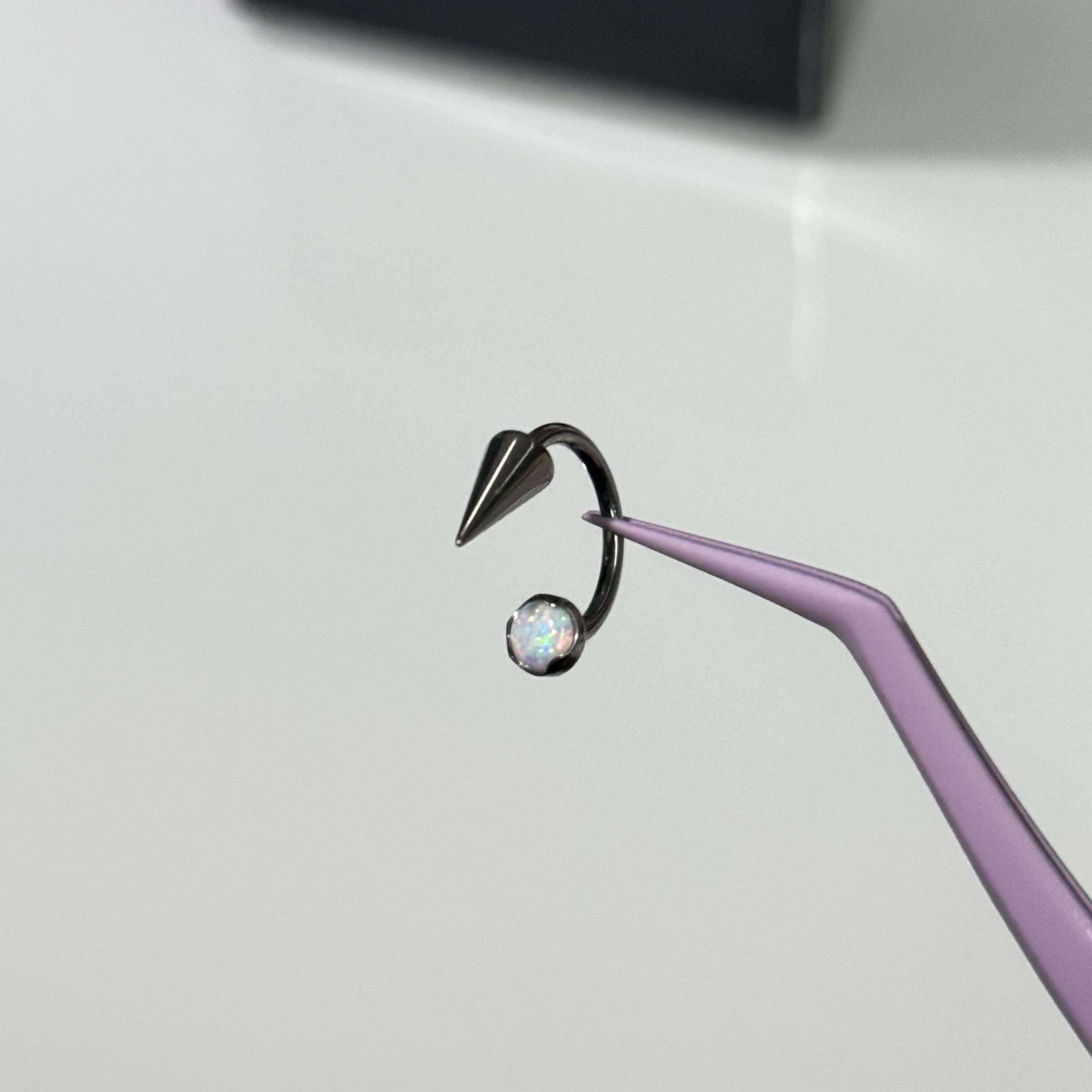 唇环钛合金马蹄环耳骨环耳环M0.9牙口内螺旋CZQY 100147,淘宝优惠券,粉丝福利购,淘宝优惠卷