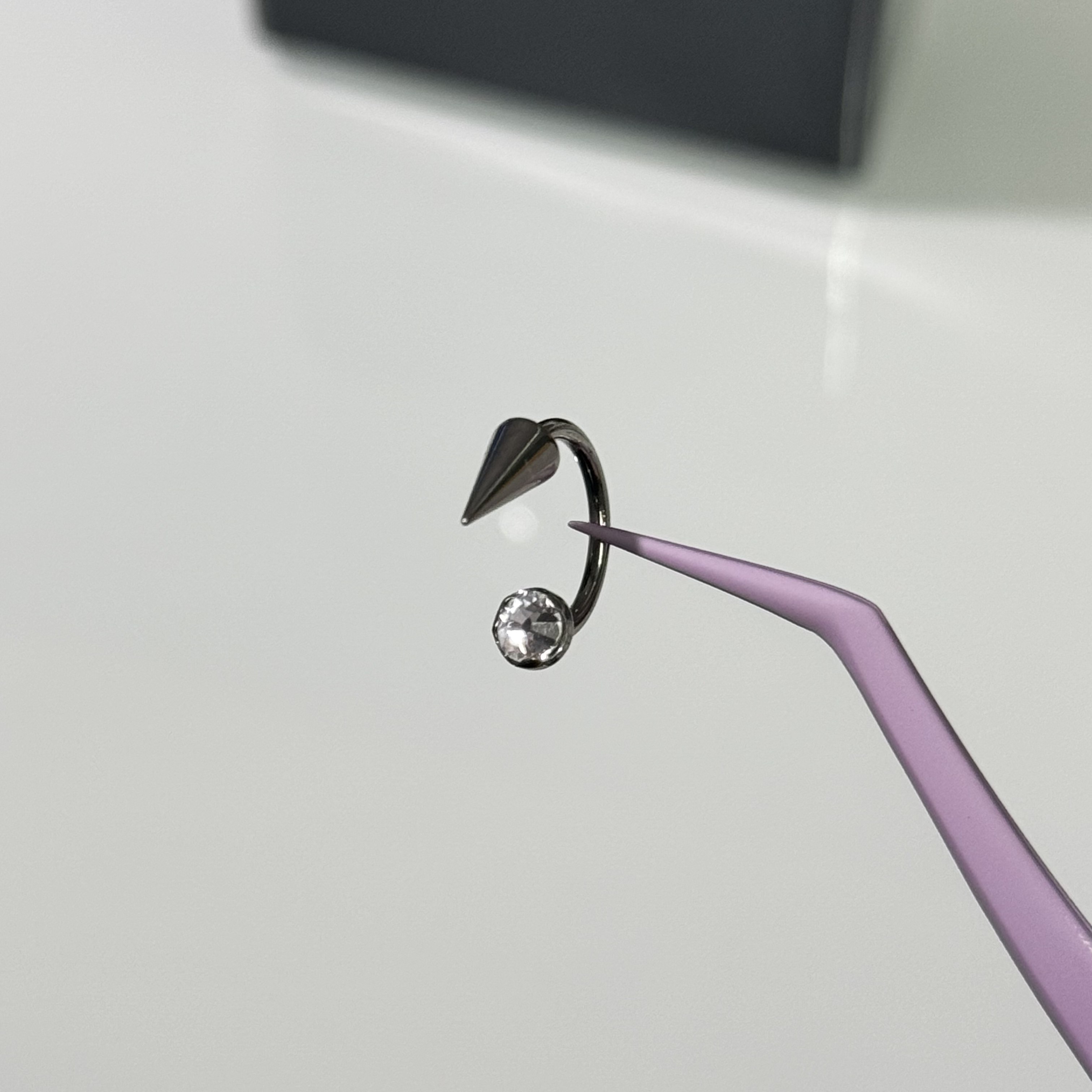 唇环钛合金马蹄环耳骨环耳环M0.9牙口内螺旋CZQY 100144,淘宝优惠券,粉丝福利购,淘宝优惠卷