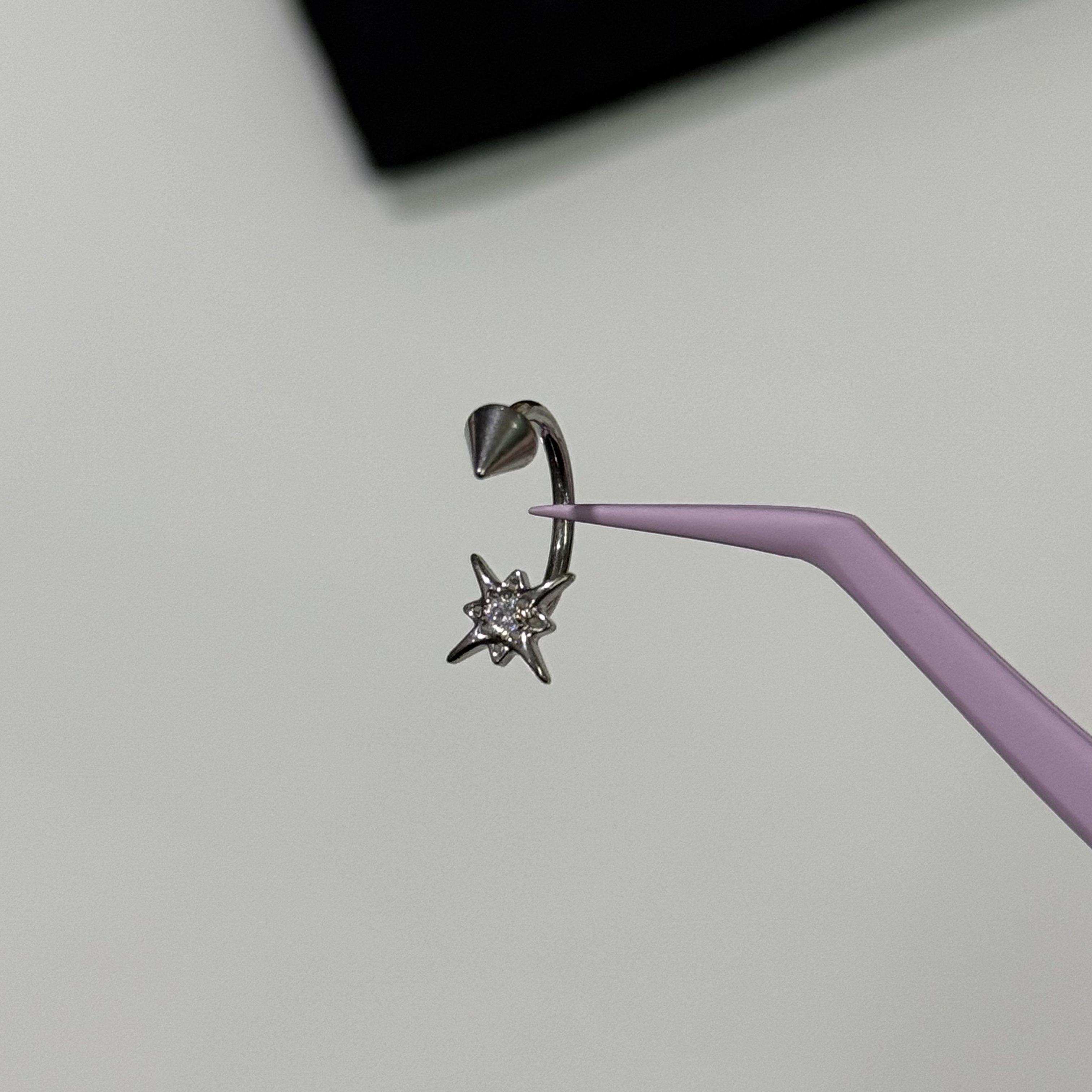 唇环钛合金马蹄环耳骨环耳环M0.9牙口内螺旋CZQY 10056,淘宝优惠券,粉丝福利购,淘宝优惠卷