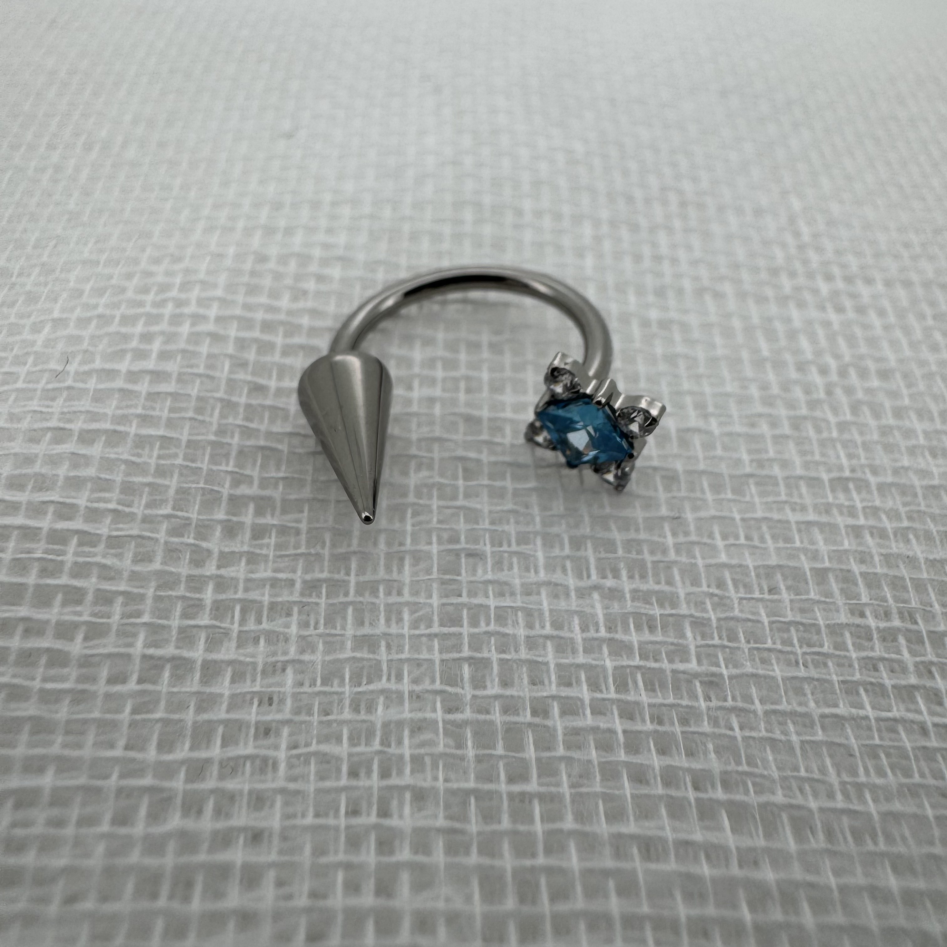 唇环钛合金马蹄环耳骨环耳环M0.9牙口内螺旋CZQY 100162,淘宝优惠券,粉丝福利购,淘宝优惠卷