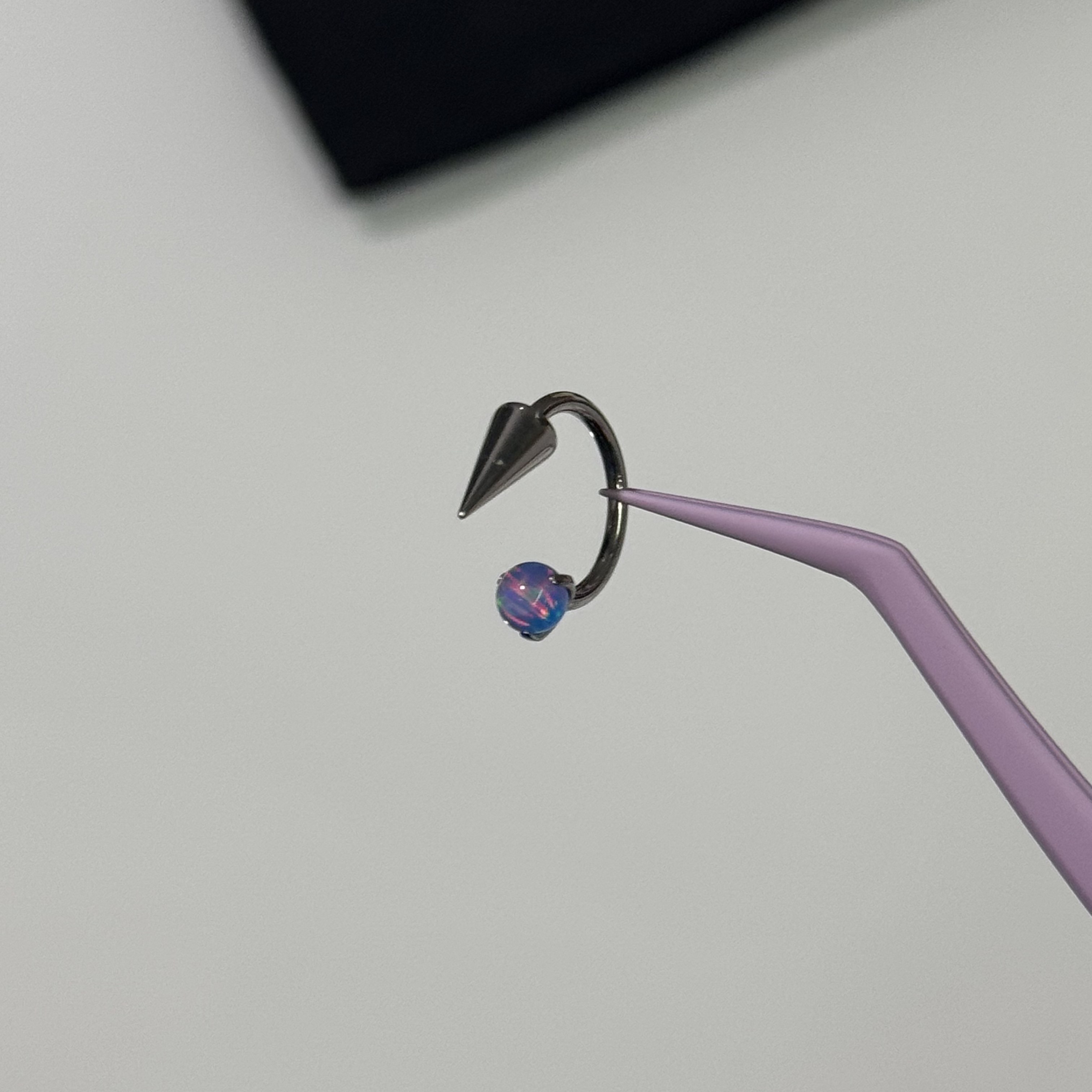 唇环钛合金马蹄环耳骨环耳环M0.9牙口内螺旋CZQY 10073,淘宝优惠券,粉丝福利购,淘宝优惠卷