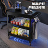 Under-table storage trolley storage shelf hole plate storage