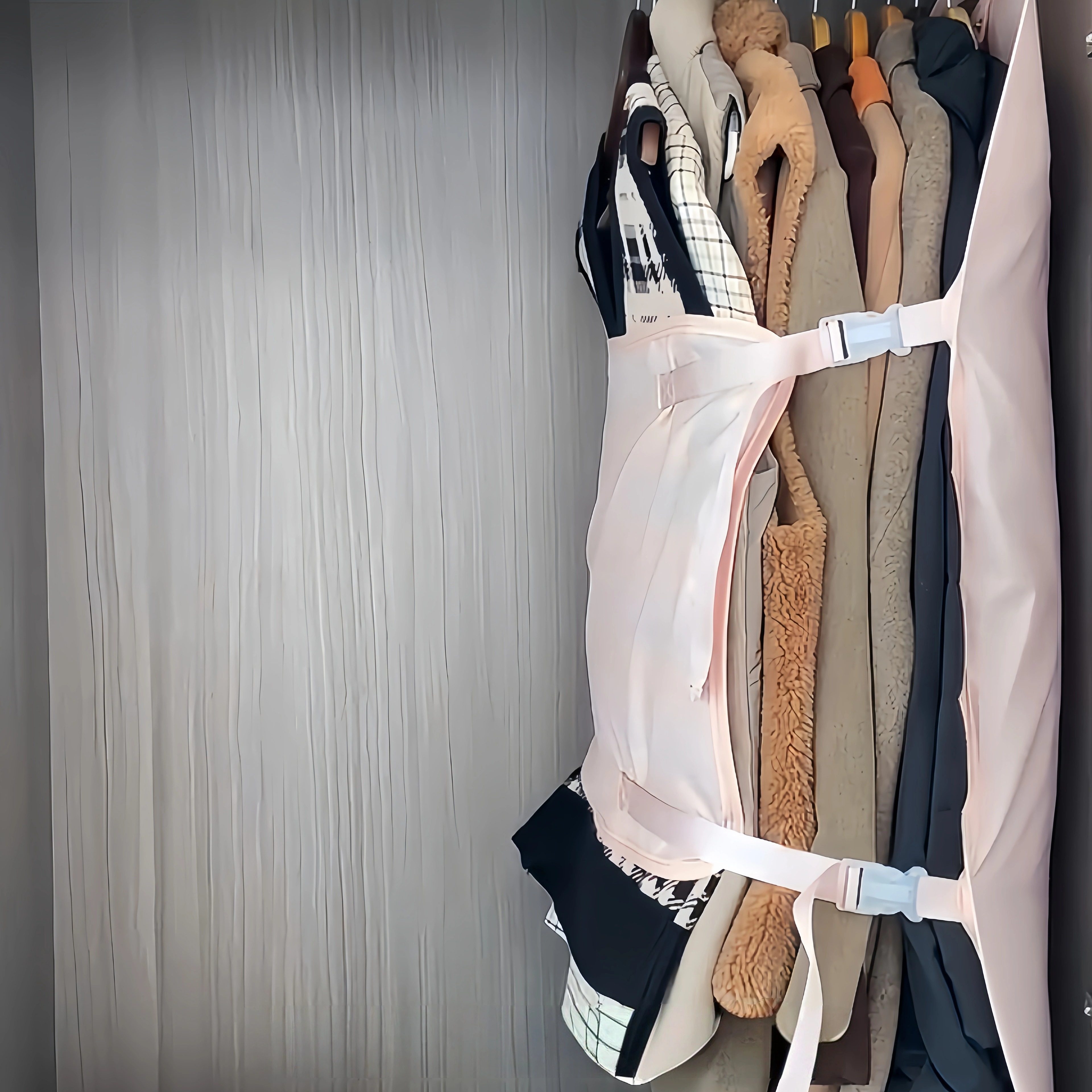 衣服压缩收纳板免抽真空压压板收纳神器可折叠衣物防尘罩布艺挂式,淘宝优惠券,粉丝福利购,淘宝优惠卷