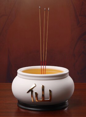 速发陶瓷仙家家神供奉用像供具水杯果盘香筒花瓶家用佛具用品