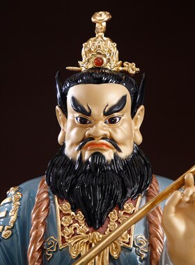 速发全铜彩绘张天师神像道家四大济师许逊邱弘天摆玄张道陵祖天师