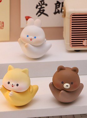 速发创饰不倒翁治愈情绪桌面小摆件工位解压小礼装送生办公室物意