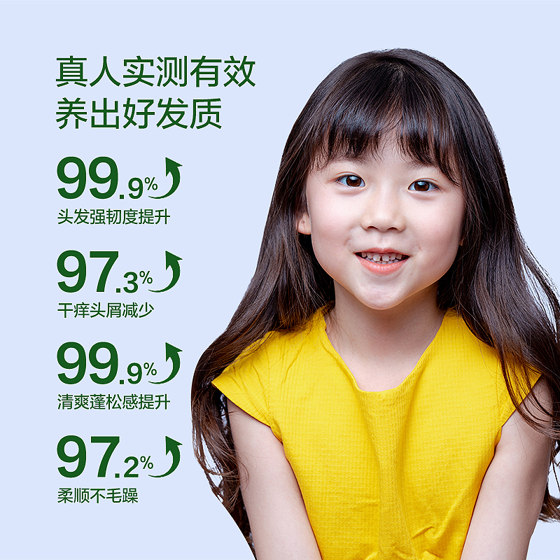 贝贝健发丰盈儿童洗发水柔顺清爽去油婴幼儿男孩女童学生专用