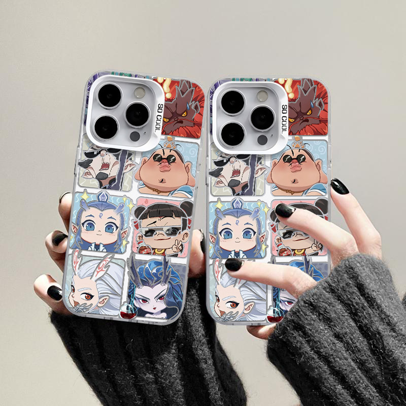 Q版哪吒合集手机壳适用苹果15promax敖光iphone16哪吒mate60pro敖丙k80申公豹14小米13华为pura70魔童闹海12