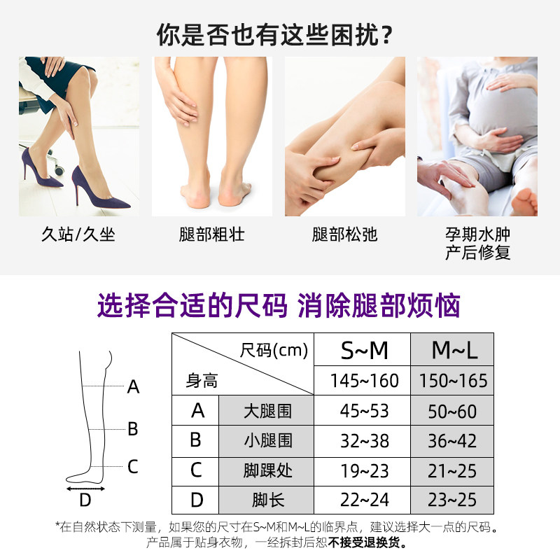  PIP医疗器械海外长筒袜