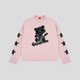 GOODBAI GOODEES star machine kitten contrast pattern pullover sweater