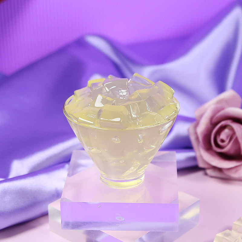 集饮桂花冻1kg水晶茶冻葡萄冻斑斓奶茶店专用原料免煮水蜜桃商用