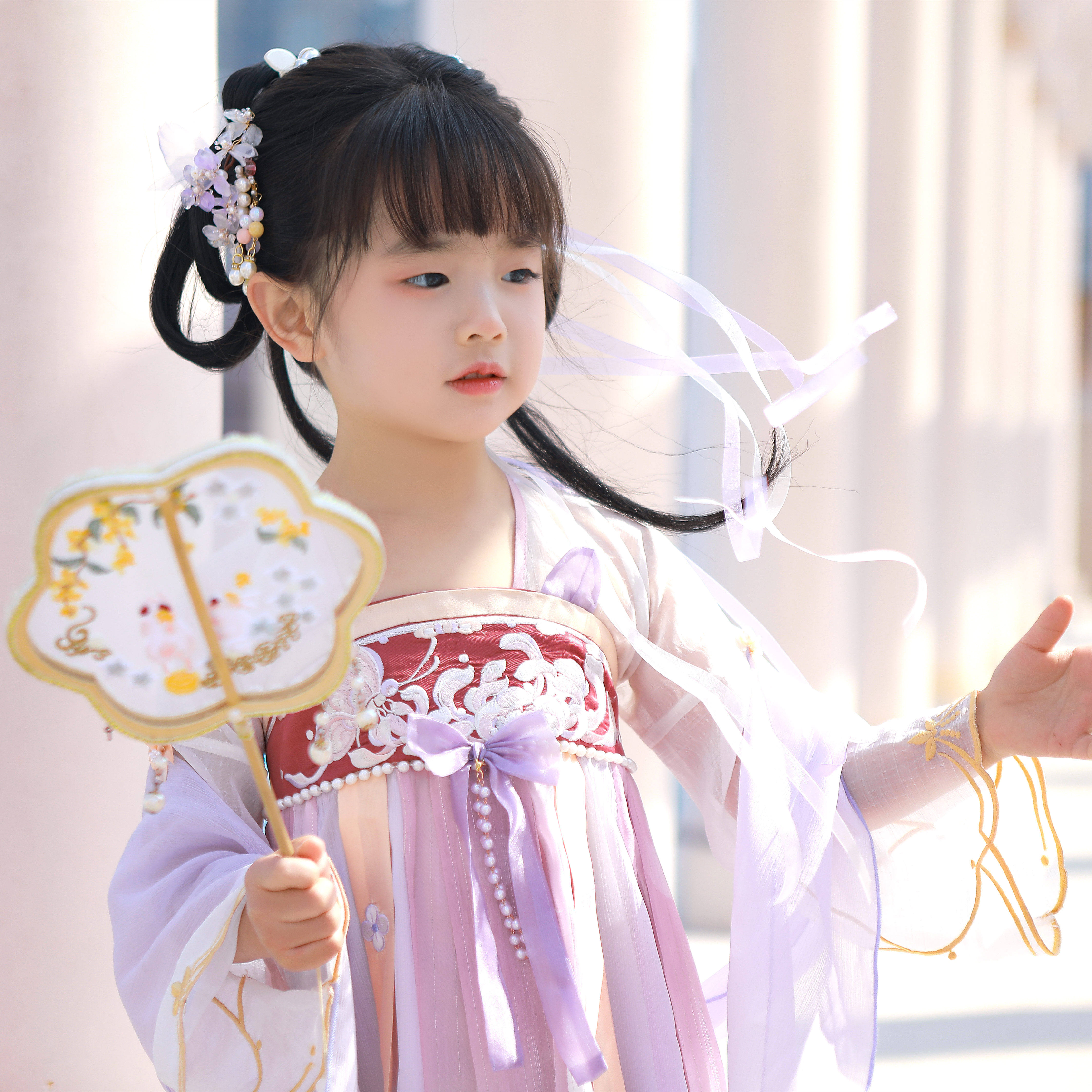 少年游【长生宴】儿童汉服女童装夏齐胸襦裙连衣裙改良仙气中国风