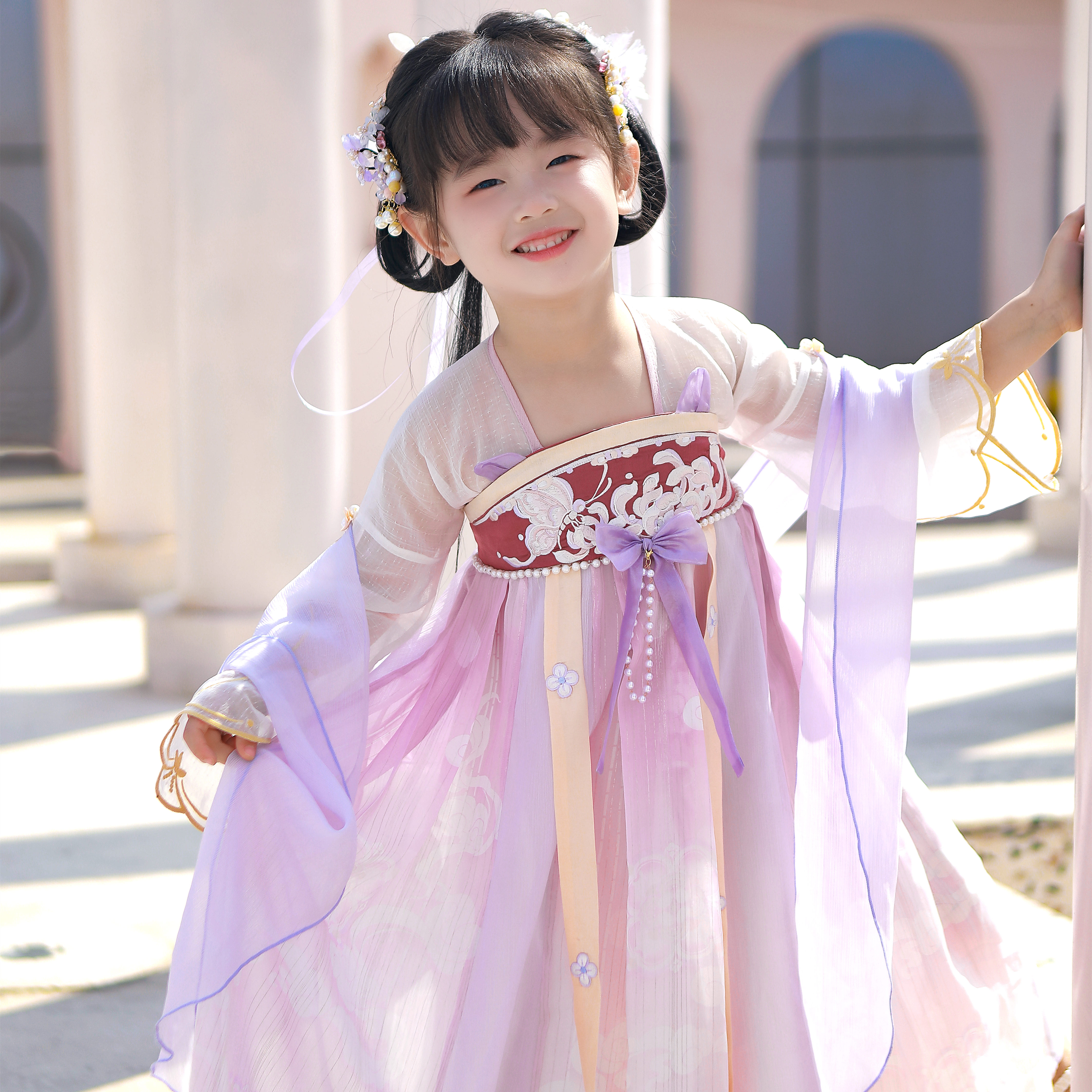 少年游【长生宴】儿童汉服女童装夏齐胸襦裙连衣裙改良仙气中国风