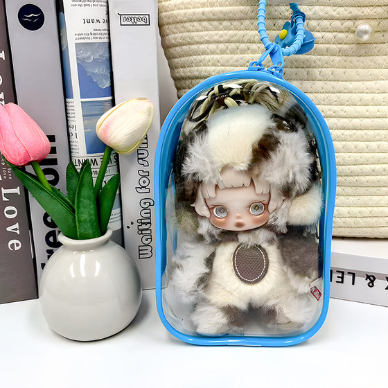 Year of the Horse Limited Horsepower Fully Open Baby Bag Acrylic Suitable for Bubble Mart Dustproof Storage Highly Transparent Protective Cover