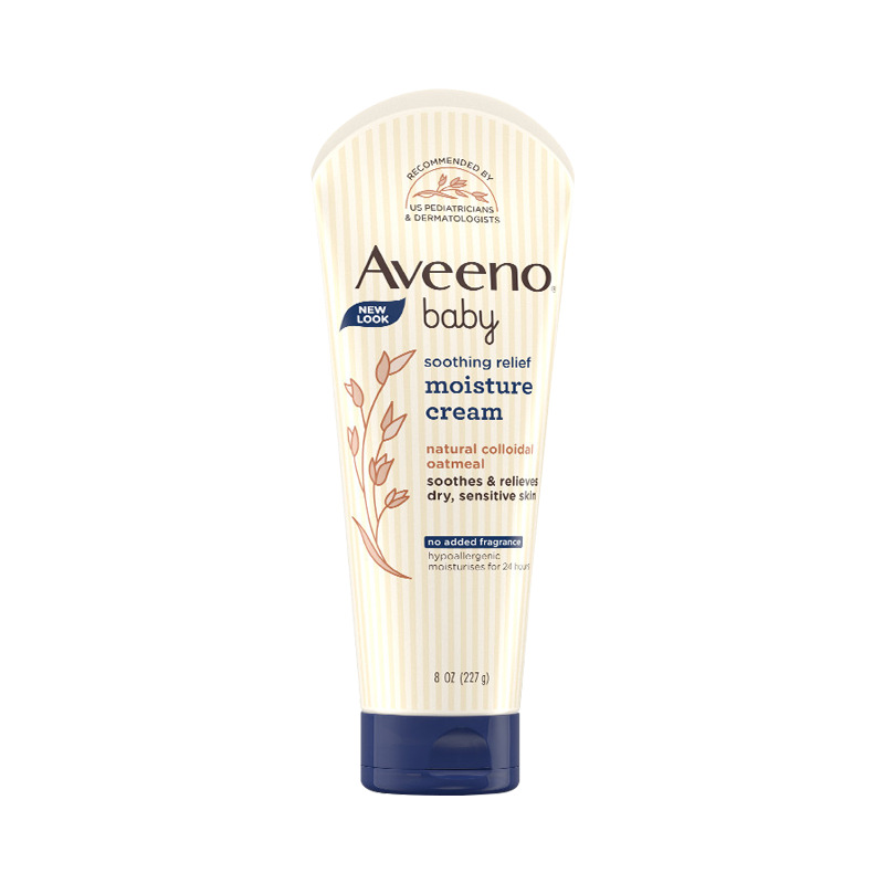 Aveeno/艾维诺天然燕麦舒缓柔嫩润肤乳润肤露宝宝儿童面霜227g/支-图3