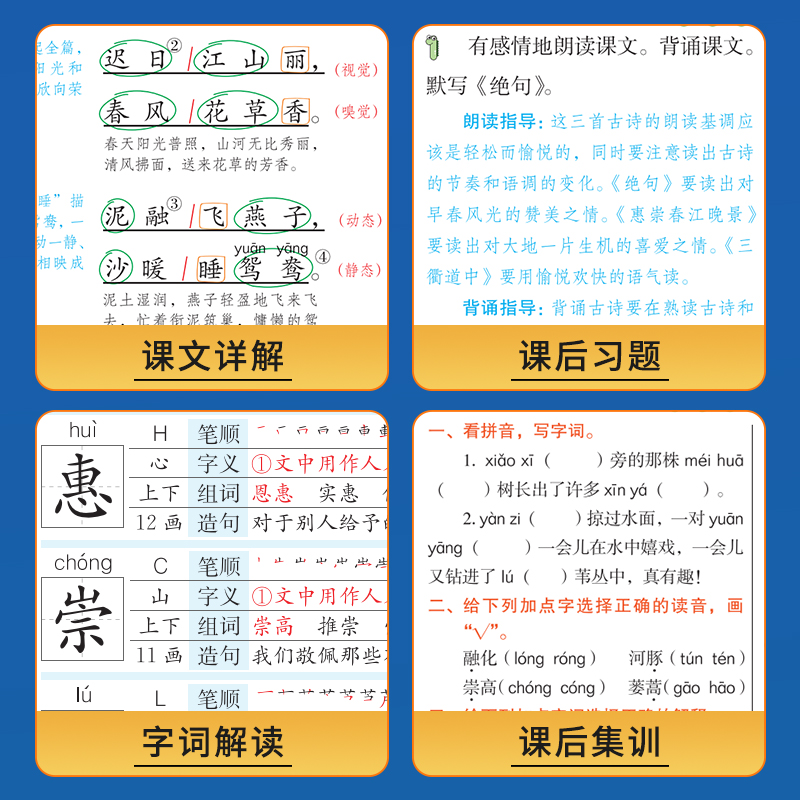 教材一点通2023新版小学语文数学英语123456年级上册下册教辅图书同步教材课堂笔记训练人教部编版-图1