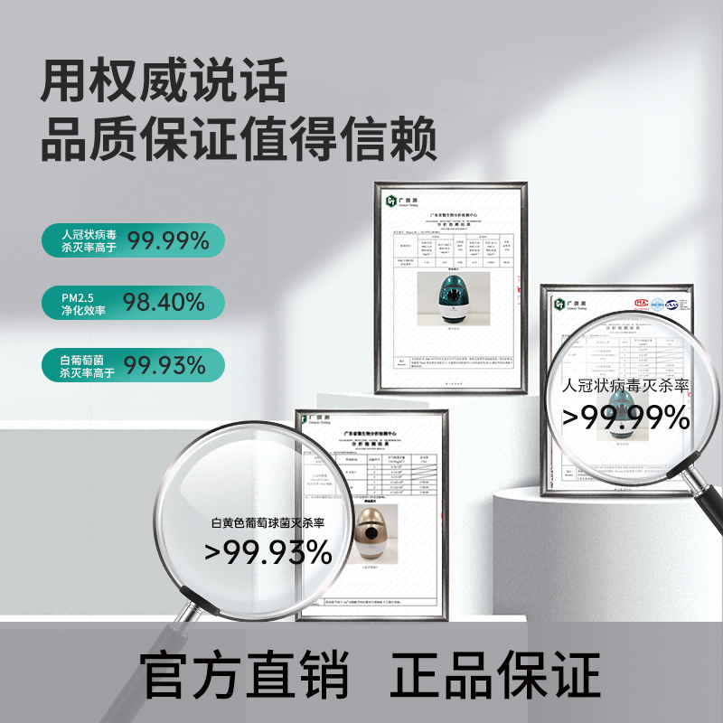 GYGAIR空净视界森林氧吧蛋负离子生成器空气净化器木林森空气氧吧-图3