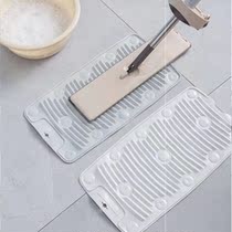 Fumbling Divine Instrumental Silicone Rubbing plate Home Folding Portable Multifunction with suction cup Anti-slip Soft Laundry Plate
