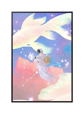 十二星座宇航员diy数字油画