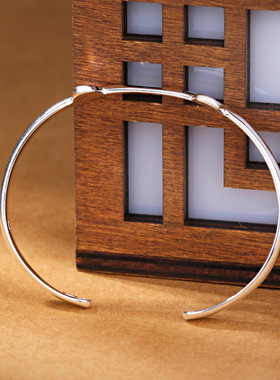 韩版猫咪开口手镯女可爱猫手环手环银饰学生礼物一件代发手镯铜韩