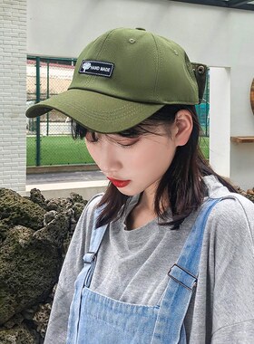 鸭舌帽逛街春夏弯檐飞行员帽子