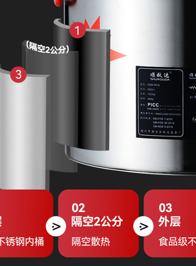 顺秋达热油器恒温烧油神器油炸水煮鱼油泼面酸菜鱼自动加热商用锅