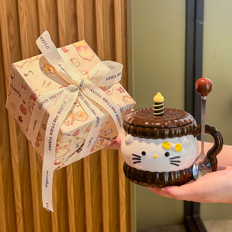 hellokitty系列礼物马克杯子生日礼物女生闺蜜实用哈喽kitty可爱