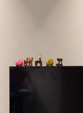 【新家的小角落】五把小椅子摆件可爱治愈系电视柜装饰有趣小摆件