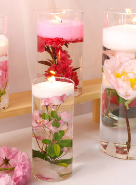 DIY3D鲜花漂浮珍珠沙蜡杯材料