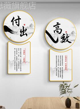 网红企业文墙化挂画办会公室装饰议室激励面鸡文壁汤画公司走廊装