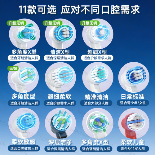 ZSPRING适用OralB/欧乐B电动牙刷头替换欧乐比D12 D16 3757 3709 - 图1