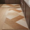 Kitchen strip floor mat Belgian velvet carpet light luxury high-end sense long home restaurant door non-slip wear-resistant foot mat