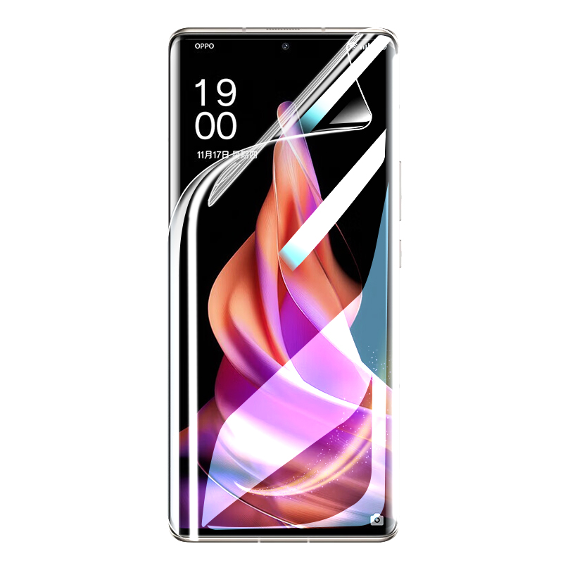 适用opporeno9手机膜reno9pro+钢化水凝膜oppo全屏por十opopreno0pp0九opppreno原装rone曲屏opρo全包opoo5g-图3