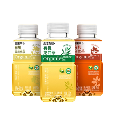 【高圆圆同款】330ml*12瓶金尘茶有机龙井茶乌龙0糖0脂0卡茶饮料