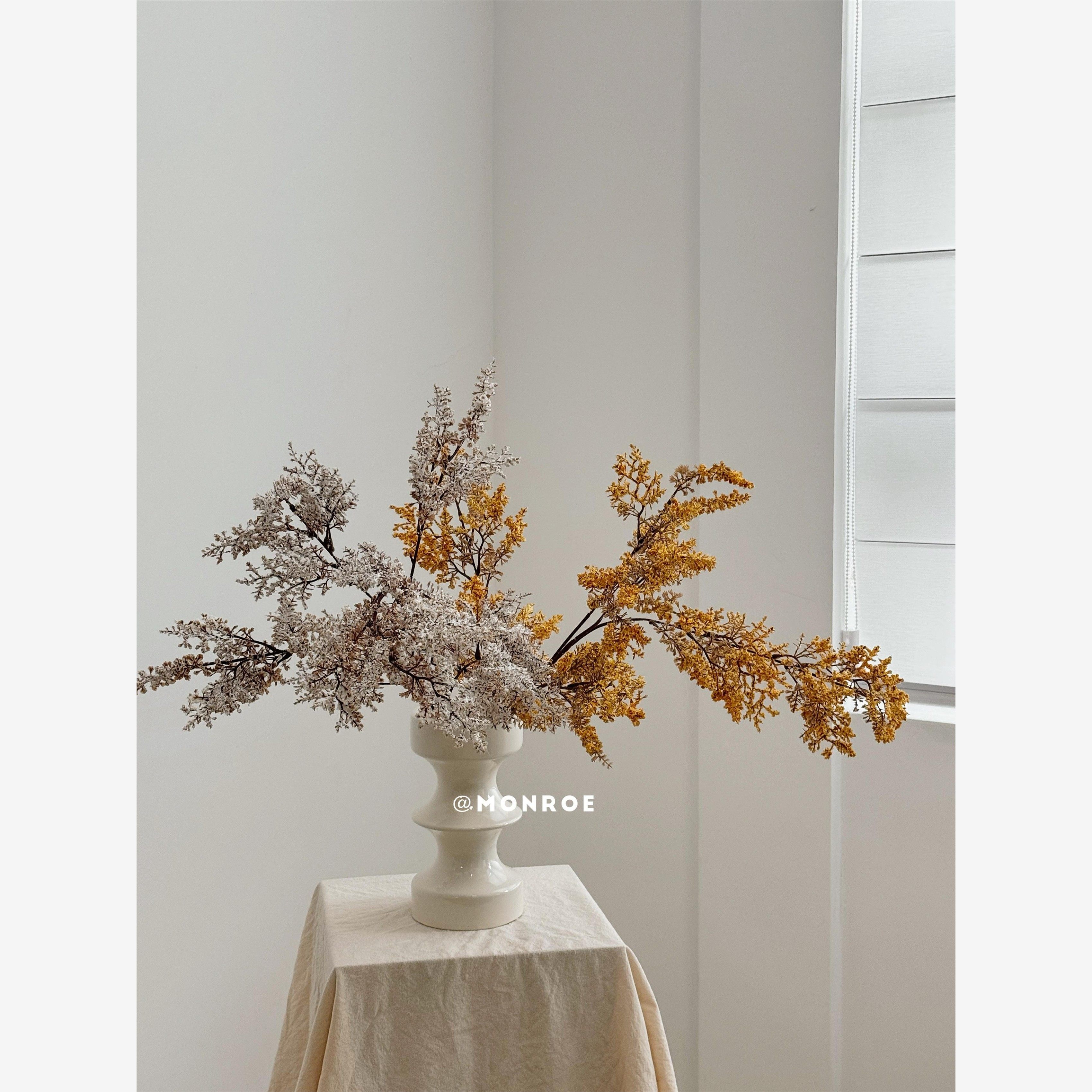 现代轻奢花卉仿真油画雾凇迷雾花婚庆装饰样板房客厅摆件花瓶插花,淘宝优惠券,粉丝福利购,淘宝优惠卷