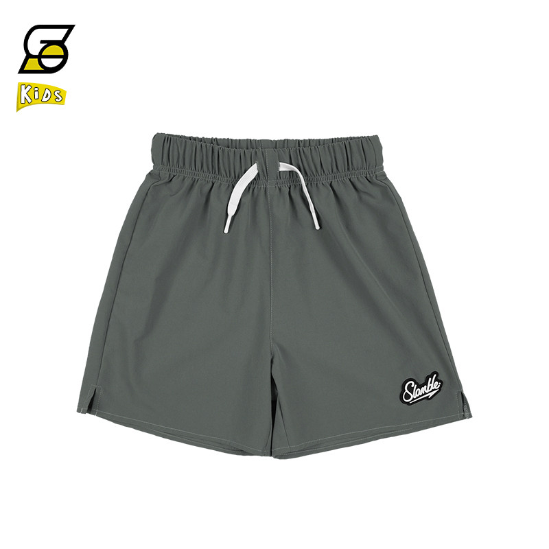 SLAMBLE儿童运动短裤透气速干篮球中裤跑步健身五分裤夏季新款,淘宝优惠券,粉丝福利购,淘宝优惠卷