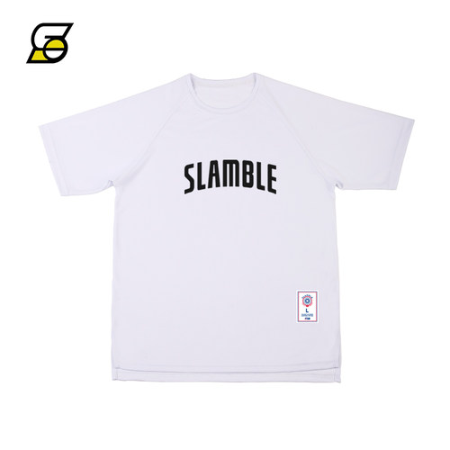 SLAMBLE简版短袖投篮服袖男t恤女速干排汗运动球衣服宽松跑步训练 - 图1