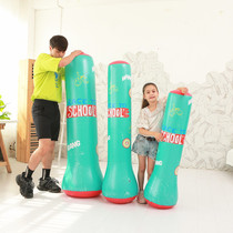 Fitness New Son Cruise vertical Boxing column tumbler Inflatable Leaky Toy Thickened Sandbag Sandbag Exercise