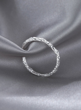 Yooper正品纯银冷淡风女戒指